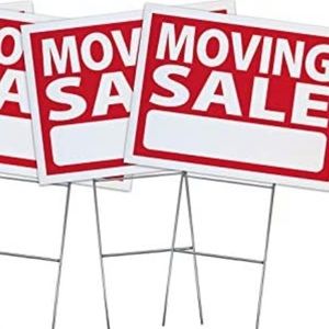 MOVING SALE! EVERYTHING MUST GO!